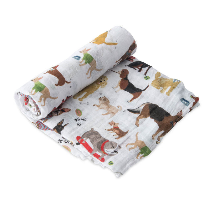 Woof Cotton Swaddle Blanket