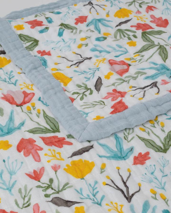 Meadow Cotton Muslin Big Kid Quilt | Little Unicorn