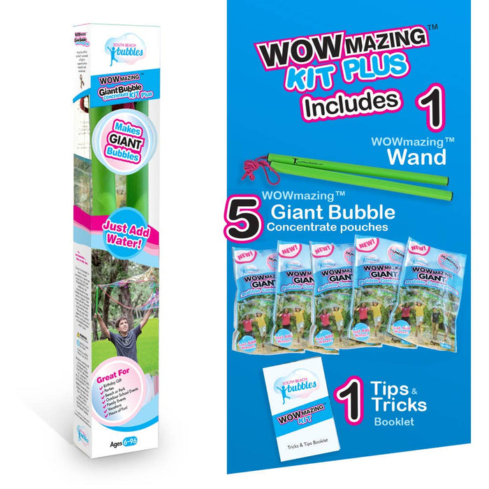 WOWmazing Giant Bubble Kit Plus | South Beach Bubbles