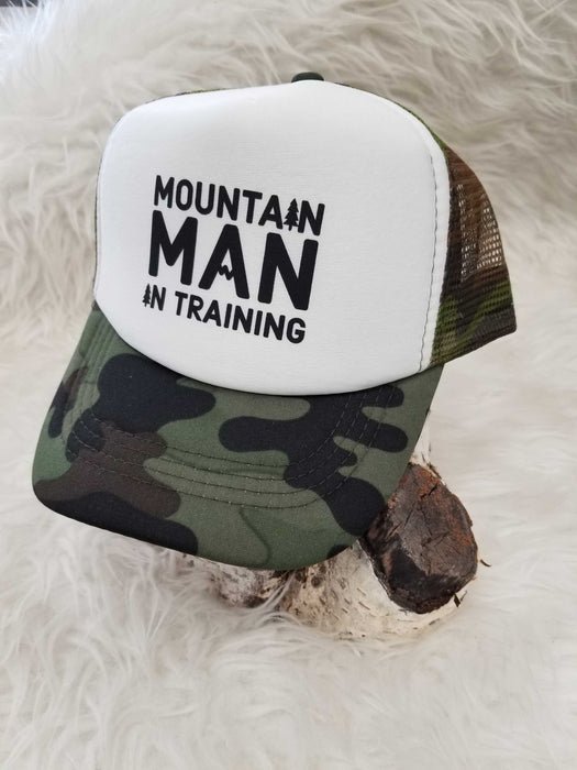 Mountain Man in Training Trucker Hat: Toddler Size | Hunt Montana