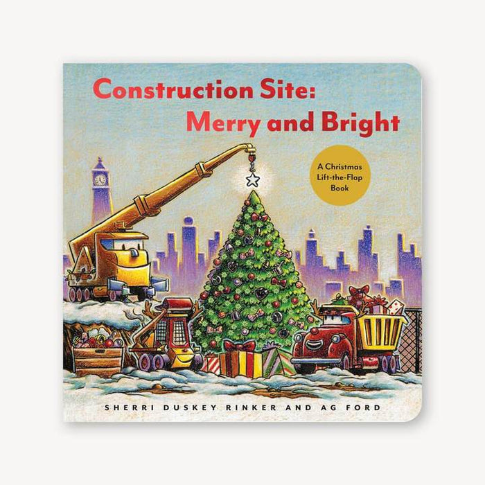 Construction Site: Merry & Bright Lift the Flap Book