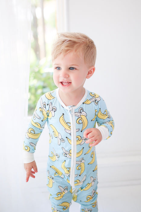 Bananas Bamboo Convertible Romper/Sleeper | Little Sleepies