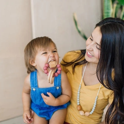 The Austin Teething Necklace | Chewable Charm