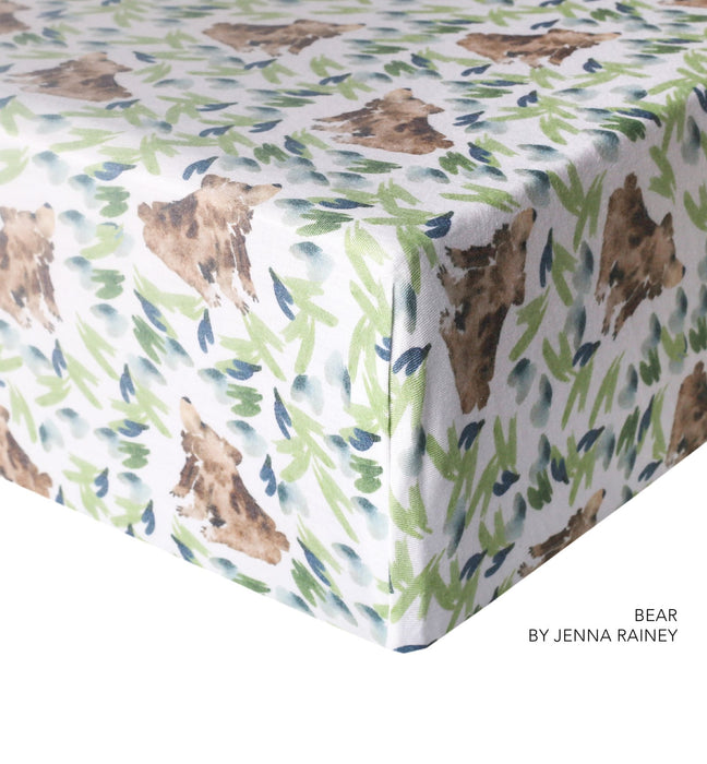 Bear Premium Fitted Crib Sheet