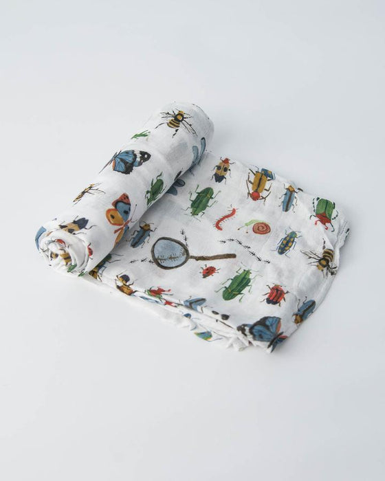 Bugs Deluxe Bamboo Swaddle Blanket | Little Unicorn