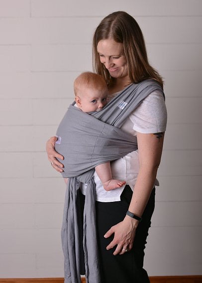 Gray Hybrid Wrap Baby Carrier | Lollie Wrap