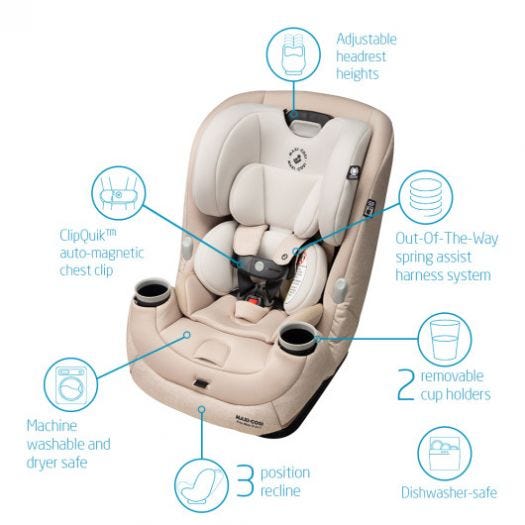 Pria Max 3-in-1 Convertible Carseat | Maxi-Cosi