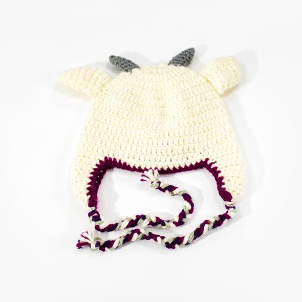 Girls Knit Goat Hat | Growing GOATs