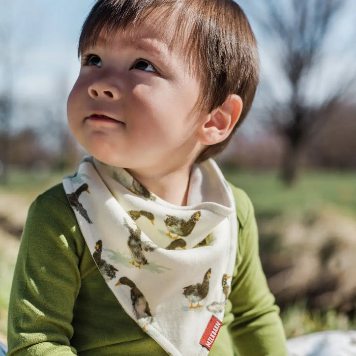 Highland Cow Bamboo Kerchief Bib