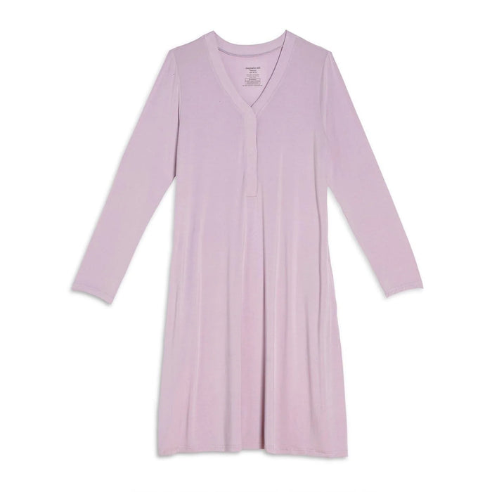 Iris Light Purple Modal Magnetic Nursing Night Gown