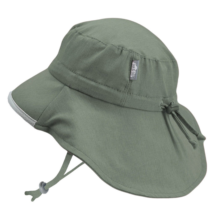 Army Green Aqua Dry Adventure Sun Hat | Jan & Jul