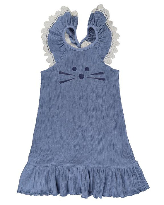 Blue Pretty Cat Gypsy Dress | Lilly & Sid