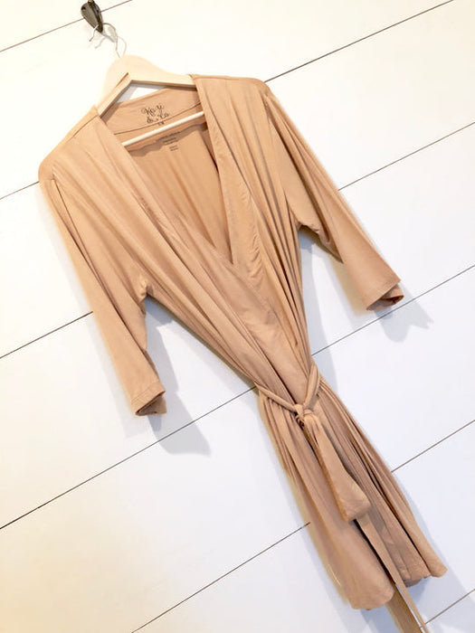 Warm Sand Bamboo Robe