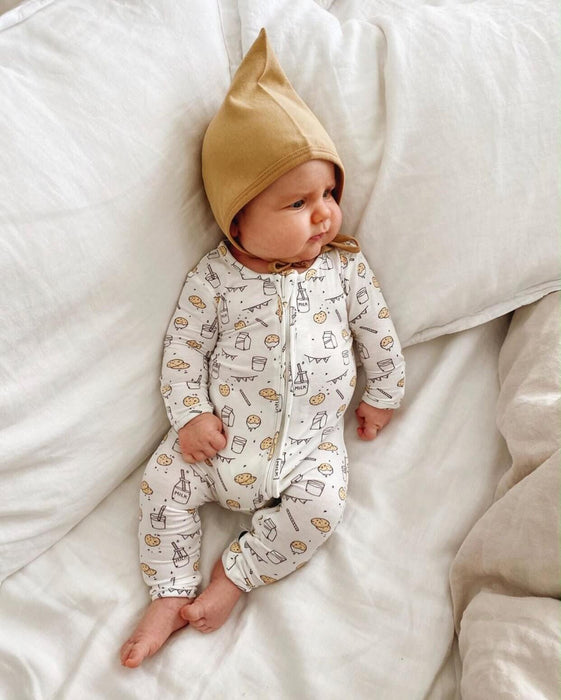 Milk & Cookies Bamboo Convertible Romper/Sleeper