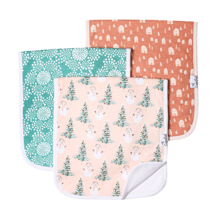 Jane Burp Cloth Set | Copper Pearl