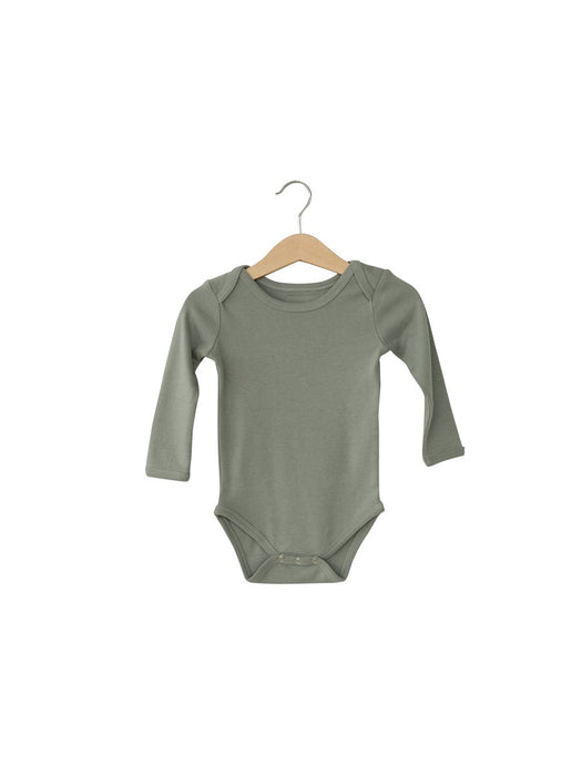 Neutral Gray Organic Long Sleeve Bodysuit