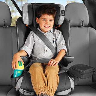 Q Collection MyFit Zip Air Harness + Booster Car Seat | Chicco