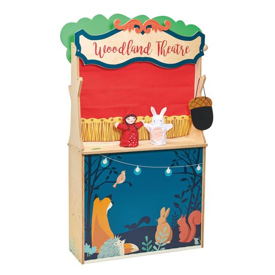 Woodland Stores and Theater Wooden Playset