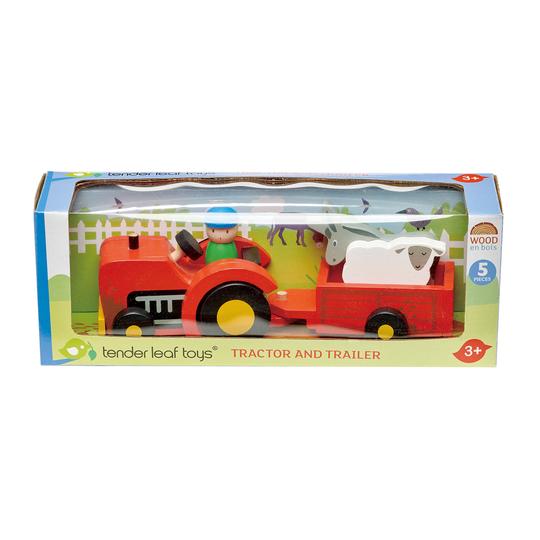 Tractor and Trailer | Tender Leaf Toys