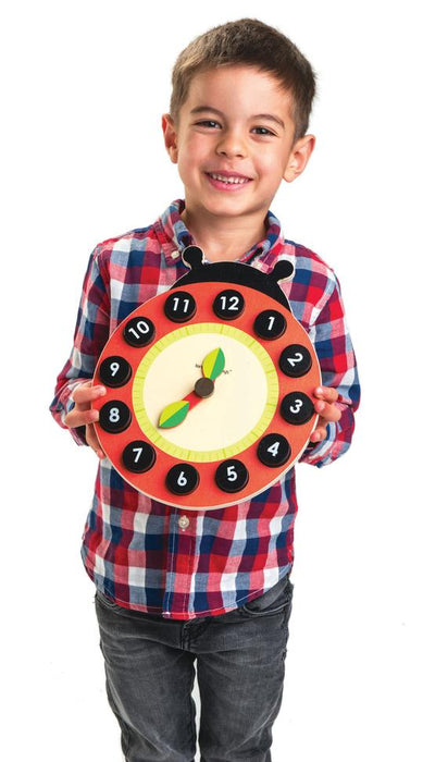 Ladybug Teaching Clock | Tender Leaf Toys