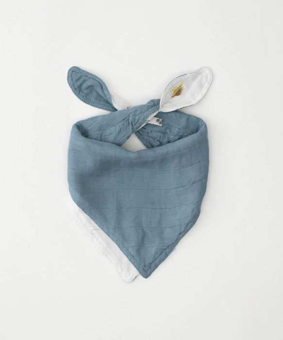 Gone Fishing Deluxe Muslin Reversible Bandana Bib