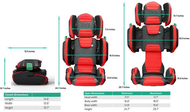 hifold Fit-and-Fold Booster Seat