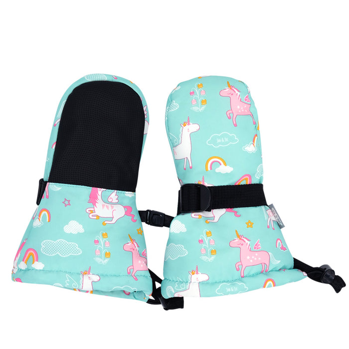 Unicorn Cozy-Dry Waterproof Mittens | Jan & Jul