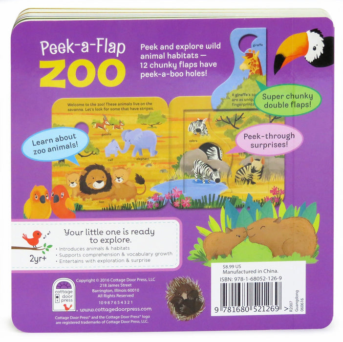 ZOO Peek-a-Flap Book