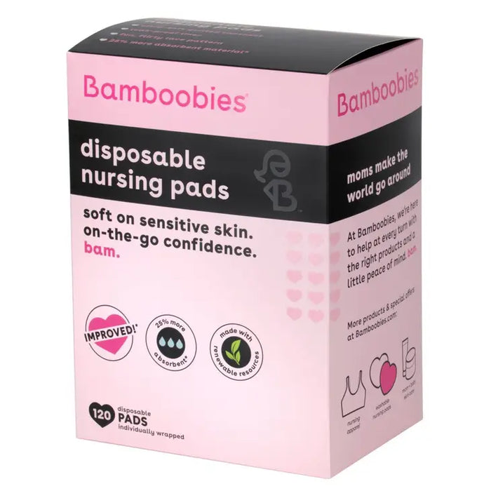 Bamboobies Disposable Nursing Pads - 120 ct