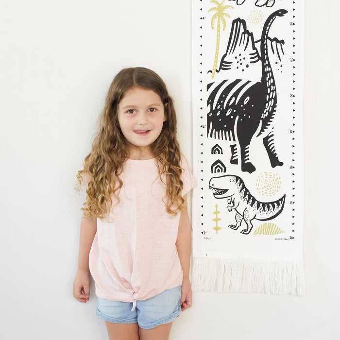 Dino Fabric Growth Chart