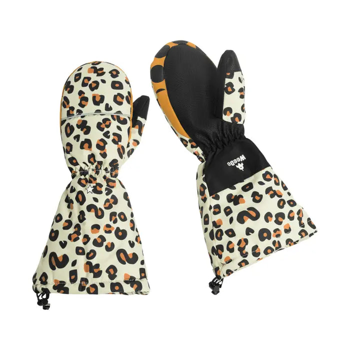 CHEETADO Leopard Mittens