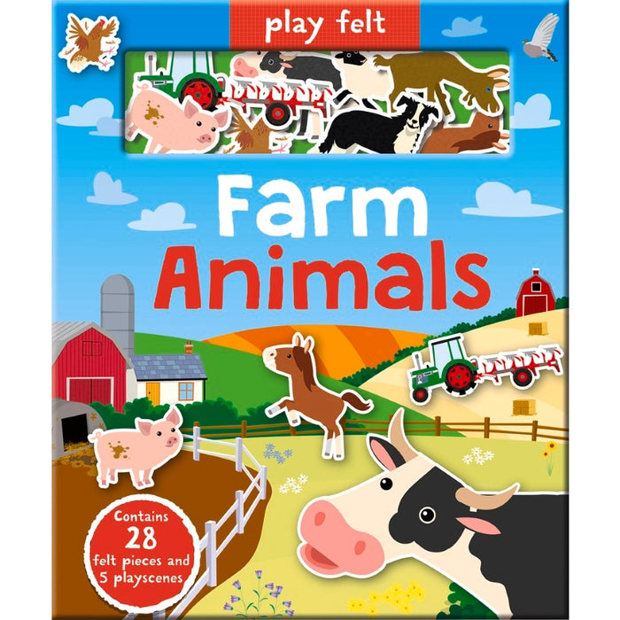 Play Felt Farm Animals Board Book