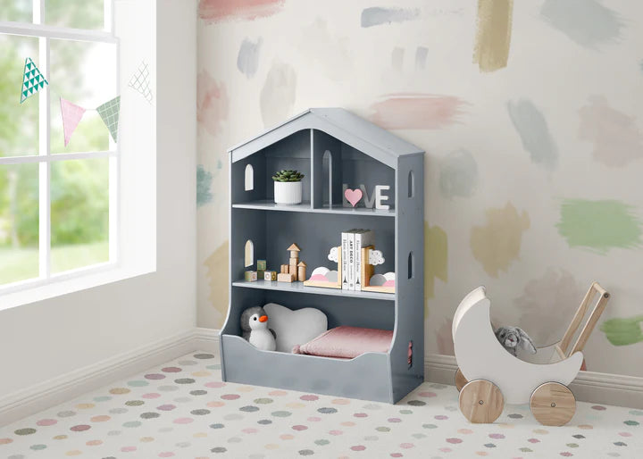 Playhouse Bookcase with Toy Storage