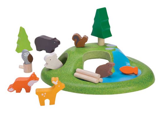 Wooden Animal Set | PlanToys