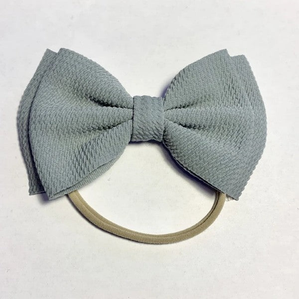 Skinny Big Bow Headband | Sugar + Maple