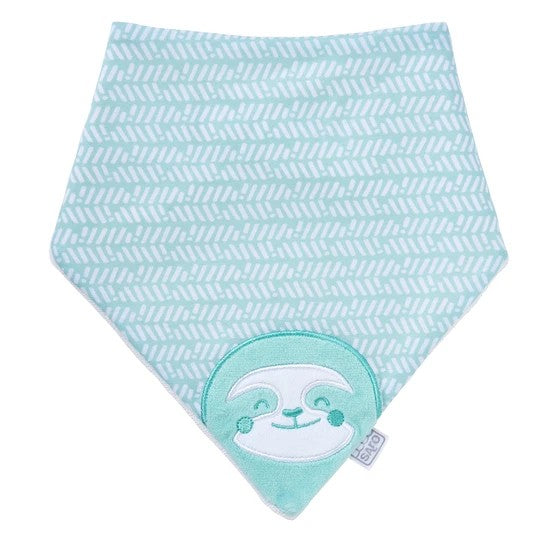 Mint Sloth Animal Bib | Saro