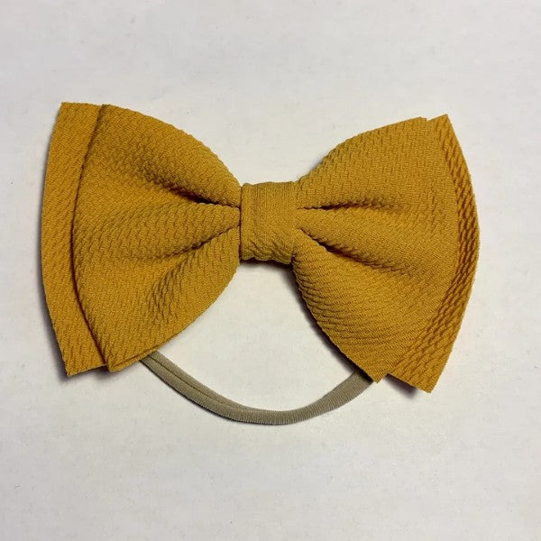 Skinny Big Bow Headband | Sugar + Maple