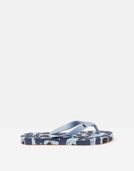 Blue Sharks Flip Flop Sandals | Joules