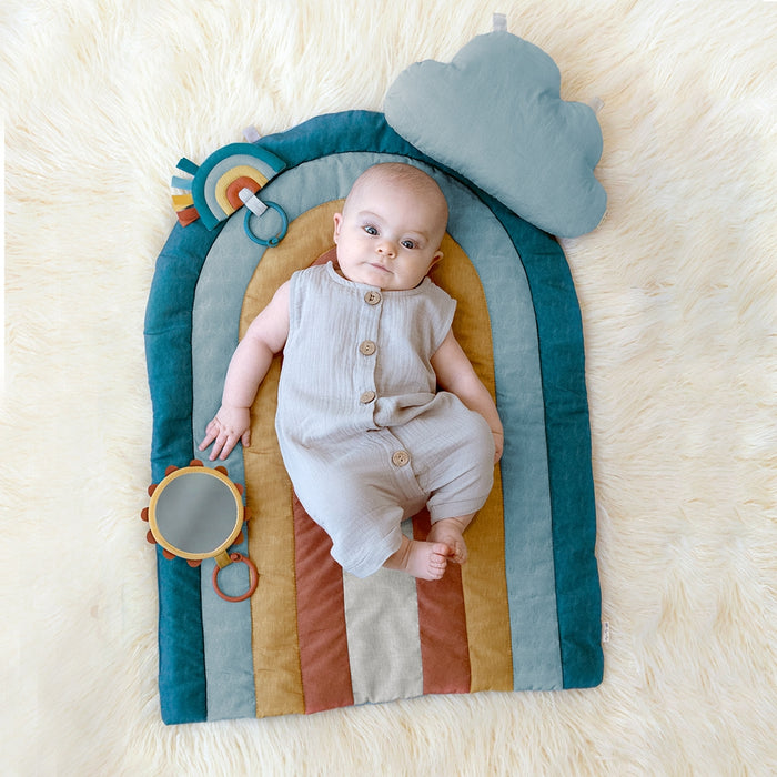 Ritzy Tummy Time Rainbow Play Mat