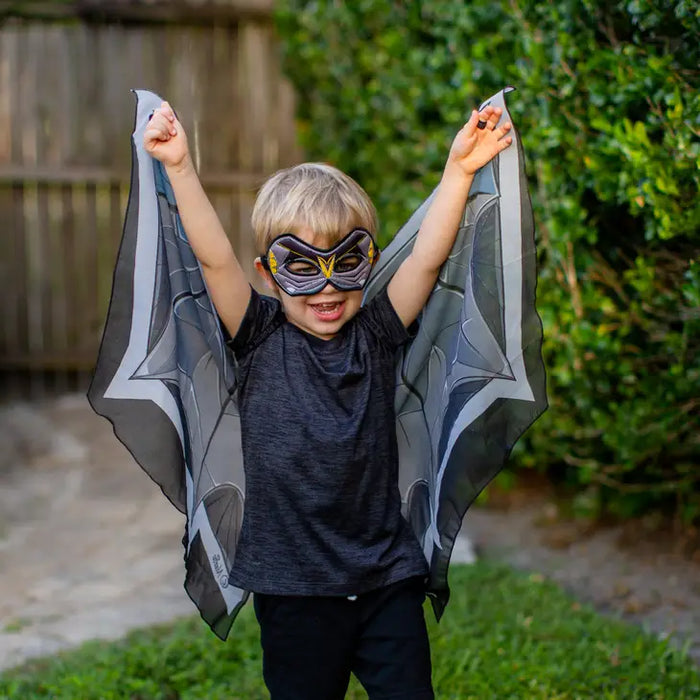 Bat Wings & Mask Costume