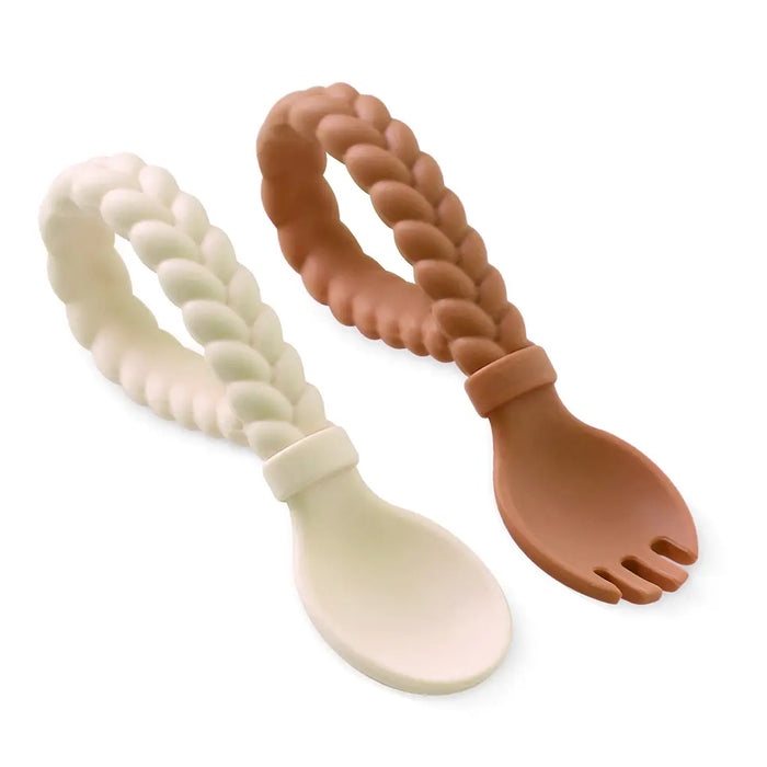 Buttercream & Toffee Sweetie Fork & Spoon Set