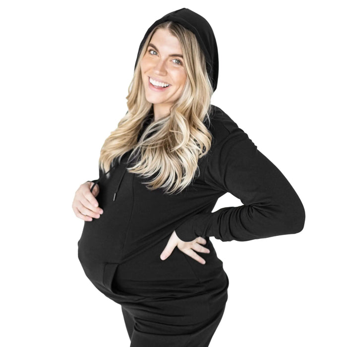 Black Bamboo Nursing Hoodie