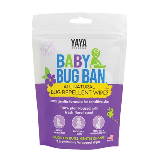 Baby Bug Ban Natural Bug Repellent Wipes