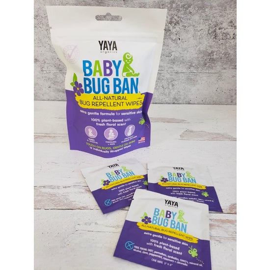 Baby Bug Ban Natural Bug Repellent Wipes