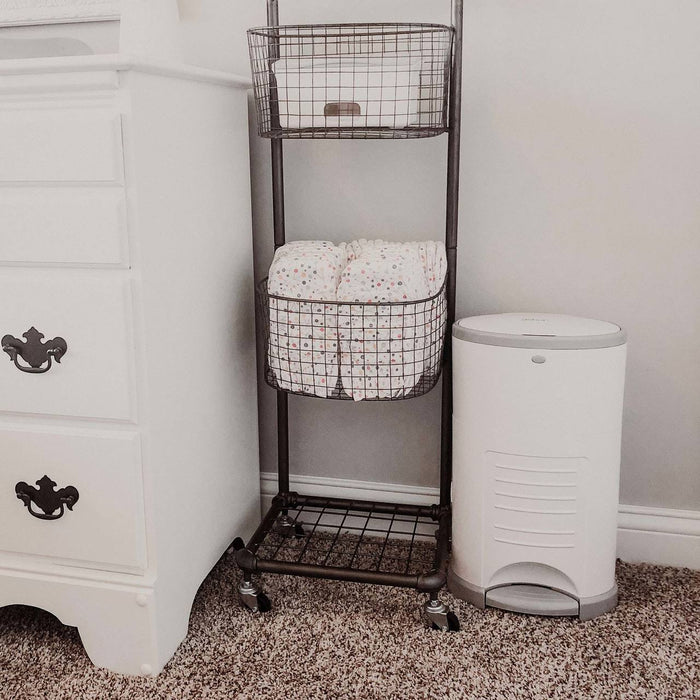 White Classic Diaper Pail | Dekor