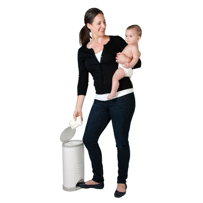 White Dekor Mini Diaper Pail | Dekor