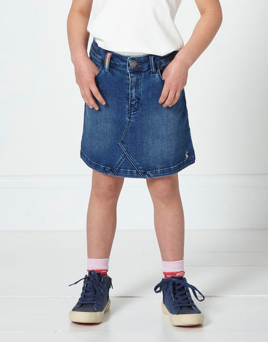 Hollis 5-Pocket Denim Skirt