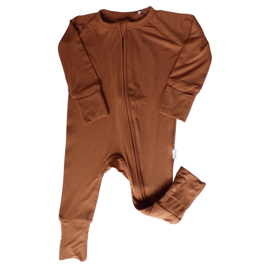 Camel Bamboo Convertible Romper/Sleeper