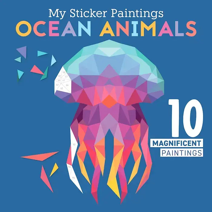 My Sticker Paintings: Ocean Animals Activity Book