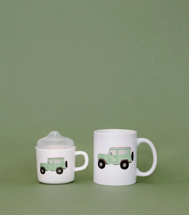 Vintage Truck Two of A Kind Cup Set